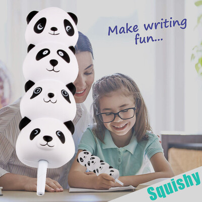 

Siaonvr Squishies Panda Slow Rising Pencil Toppers Grip Fruit Scented Stress Relief Toy