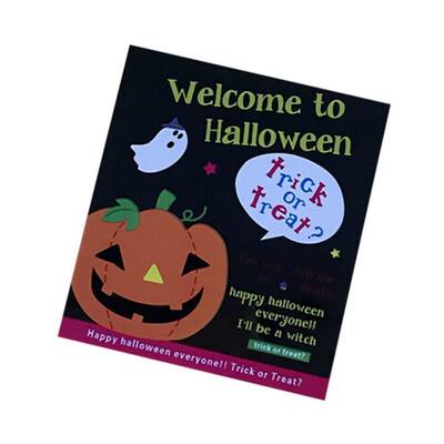 

100 Pcs Halloween Yellow Pumpkin Pattern Gift Bag Plastic Eco-friendly DIY Candy Cookies Birthday Party Craft Bags Packaging Bag