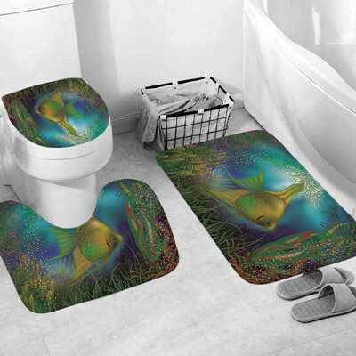 

〖Follure〗3pcs Non-Slip Bath Mat Bathroom Kitchen Carpet Doormats Decor