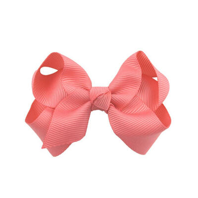 

Girls Bowknot Hair Clips Satin Ribbon Hairpin Elastic Party Headwear Props