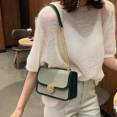 

Senior sense bag female 2019 new tide western style texture chain bag fashion Messenger bag wild ins shoulder bag
