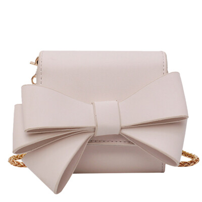 

Tailored Womens Fashion Diagonal Shoulder Bag Bow Handbag Casual Bag Shoulder Bag