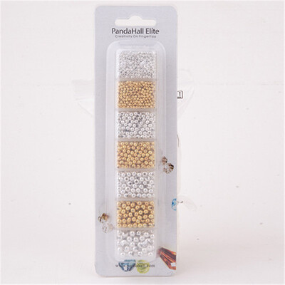 

PH PANDAHALL 1 Box of Spacer Round Beads