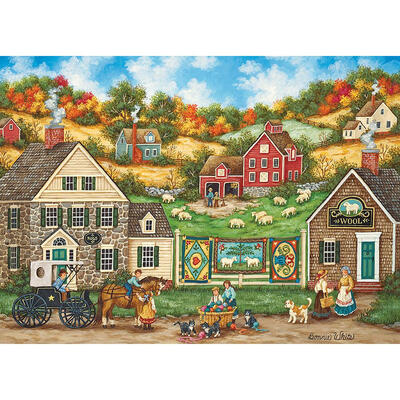 

5D DIY Full Drill Diamond Painting Village View Cross Stitch Embroidery Kit