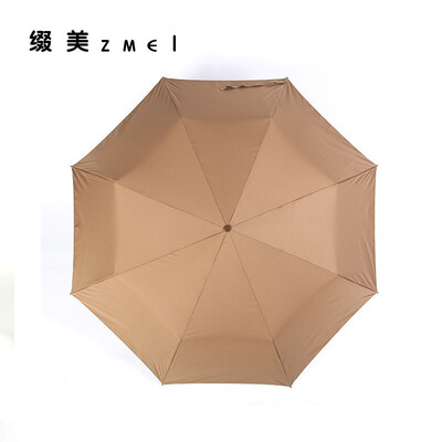 

ZHUIMEI Three-fold plain hand open umbrella Lightweight&portable 6300
