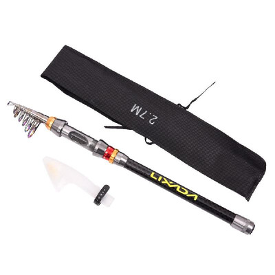 

Lixada 18M 21M 24M 27M 30M 36M Portable Telescopic Carbon Fiber Fishing Rod Travel Spinning Sea Fishing Pole Tackle