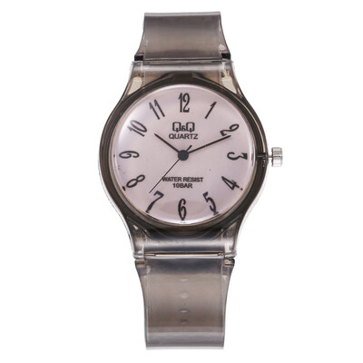 

RM Transparent QQ Watch Student Harajuku Watch Pure Color Delicate Carry NA4605
