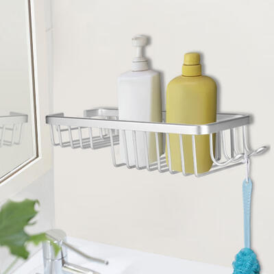 

Greensen Aluminum Alloy Wall Mounted Storage Shelf Rack Bathroom Kitchen