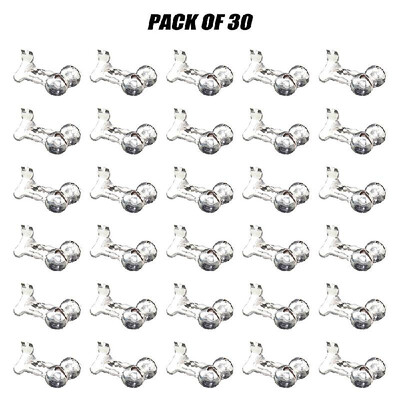 

30pcs Fishing Rod Alarm Dual Alert Bells Rings Fishing Accessories