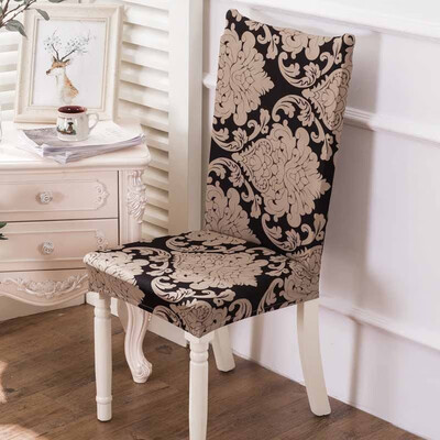 

Spandex Elastic Flower Printing Chair Covers Four Seasons Home Chair Cover Anti-dirty Dining Chair Cover Case for Banquet Party