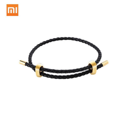

Original Xiaomi Mijia LUCKYME Wild Genuine Leather String Rope Pull Bracelet 25cm 44cm Men Women Bracelet Band
