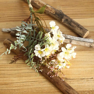

Toponeto Artificial Plants Fake Leaf Foliage Bush Home Office Garden Flower Wedding Decor
