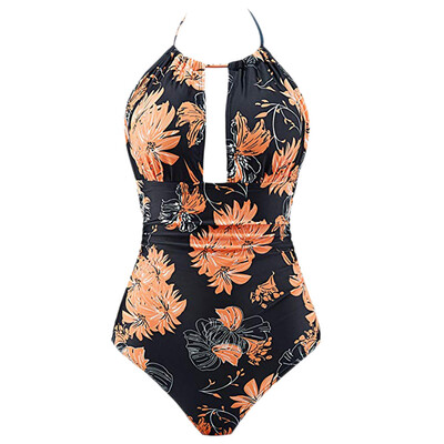

Roseonmyhand Womens One Piece Swimwear Backless Tummy Control Monokini Swimsuits