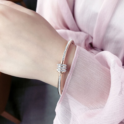 

Titanium steel bracelet rose gold bracelet simple fashion jewelry