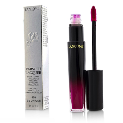 

LANCOME - LAbsolu Lacquer Buildable Shine & Color Longwear Lip Color - 378 Be Unique 8ml027oz