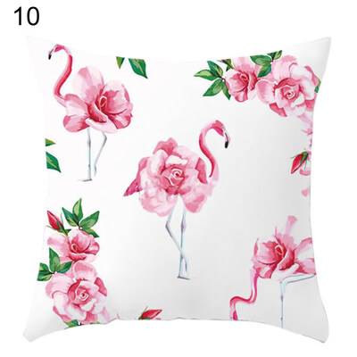 

45x45cm Flower Flamingo Throw Pillow Case Cushion Cover Sofa Bed Car Home Decor