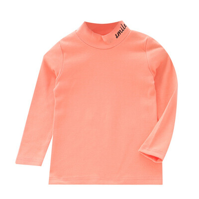 

Autumn Baby Girl Cute Long Sleeve Solid Print T-Shirts Kids Tops Shirts Casual Blouse