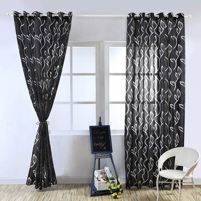 

Toponeto 1Pcs Solid Window Curtain Drape Panel Daylight Protection Sheer Scarf Valances