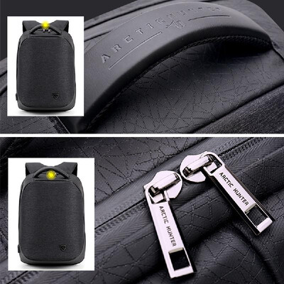 

ARCTIC HUNTER School Multifunctional USB Port Charging Backpack Laptop Men Waterproof Mochila Casual Business Male Bag Travel