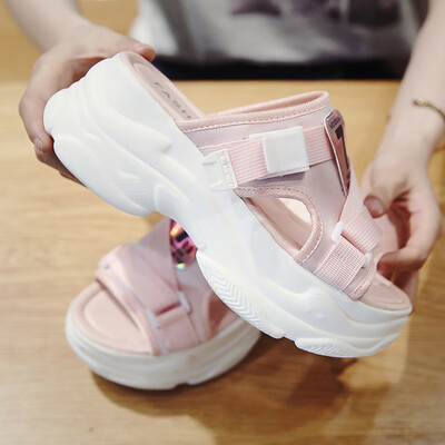 

Sports sandals womens shoes summer fairy wind super flatbed ins fashion student trend