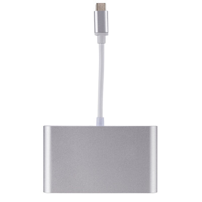 

30 HUB USB-C Splitter Type-c to HD Network Card RJ45 Converter for IOS for Mac OTG Charging