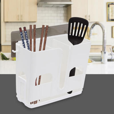 

Greensen No Trace Sticker Mounted Hanging Pots Kitchen Bathroom Storage Drain-able Water