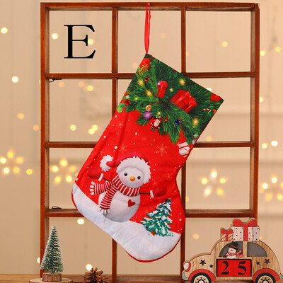 

Toponeto Christmas Stockings Mini Socks Santa Candy Gift Bag Christmas Tree Decorations