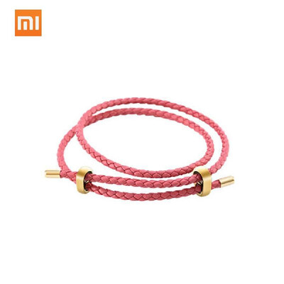 

Original Xiaomi Mijia LUCKYME Wild Genuine Leather String Rope Pull Bracelet 25cm 44cm Men Women Bracelet Band