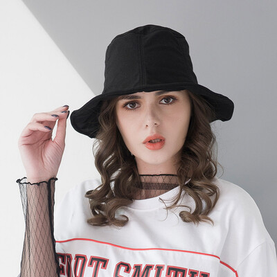

Womens hat summer new street sun shade hat arbitrary shape basin hat Korean version of the fashion sun hat