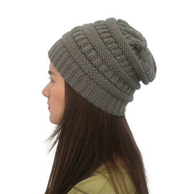 

Tailored Men Women Autumn Winter Outdoor Warm Hats Crochet Knit Holey Beanie Cap