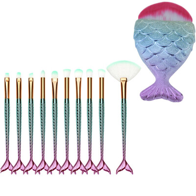 

〖Follure〗11Pcs Cosmetic Makeup Brush Lip Makeup Brush Eyeshadow Brush