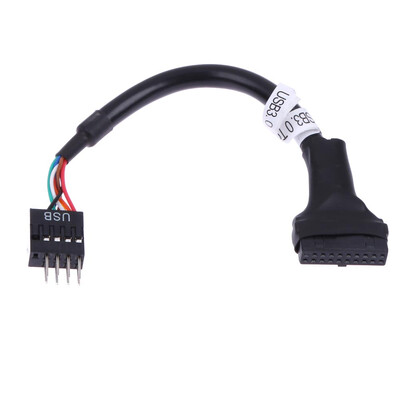 

2019 Pin USB30 Female to 9 Pin USB20 Male Motherboard Cable