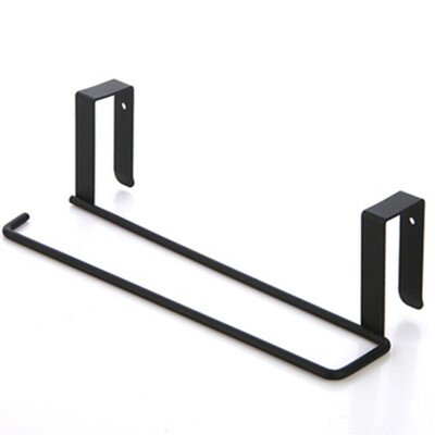 

1pc Cupboard Unit Shelf Kitchen Paper Towel Roll Holder Hanger Storage Rack Iron