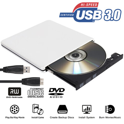 

USB 30 External 4K 3D Blu Ray DVD Drive Portable Blu-ray DVD Burner Player Writer Reader