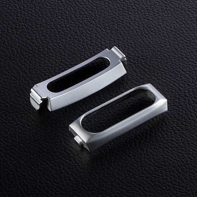 

〖Follure〗Replacement Wristband Band Strap Metal Case For Xiaomi Mi Band 2 Bracelet BK