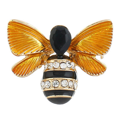 

Insect Bee Brooches Pines Metalicos Enamel Pins Metal Insect Brooche Banquet Broche Gift Hat Scarf Collar Cuff Pins