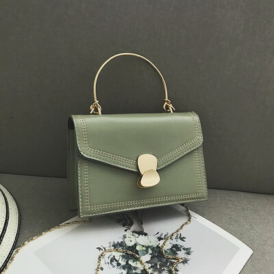

2019 new high-quality texture elegant womens bag tide wild Messenger mobile fashion chain shoulder small square bag