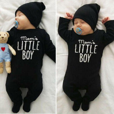 

US Stock Cute Newborn Baby Boys Cotton Romper Jumpsuit Bodysuit Outfits Clothes
