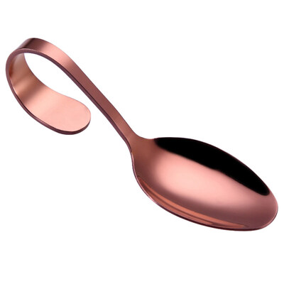 

Stainless Steel Hotel Buffet Kitchen Curved Handle Dessert Soup Spoon Cutlery