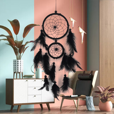 

Toponeto Handmade Dream Catcher Feathers Decoration For Car Wall Hanging Room Home Decor