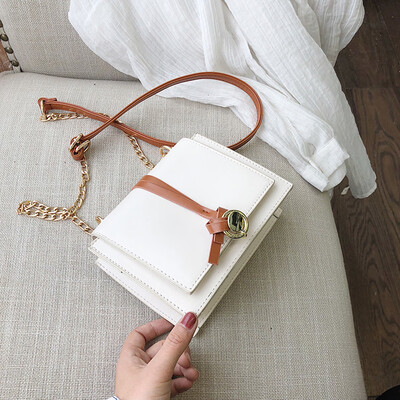 

Tailored Womens 2019 new fashion leather chain bag Messenger bag