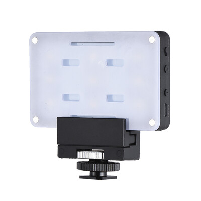 

Andoer SHL-045 Mini LED Light On-Camera Video Light 5500K White 45W Dimmable Built-in Battery USB Charging with Hot Shoe Mount P