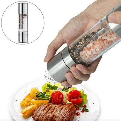 

Multifunctional Stainless Manual Pepper Mill Spice Grinder Shaker Kitchen Tool