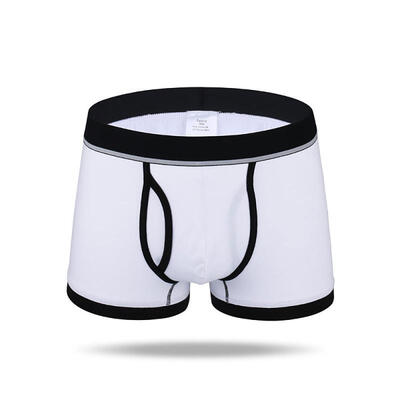 

Mens Stretchy Cotton Boxer Briefs Breathable Tagless Short Leg Underwear