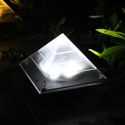 

〖Follure〗Solar Pyramid Ground Light LED Buried Outdoor Garden Lawn Path Lamp Patio Decor