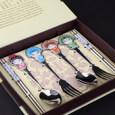 

Peking Opera Facebook Tableware Chinese Style Featured Gifts Creative Craft Souvenirs