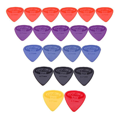

Alice AP-G 20pcs 071mm Projecting Nylon Guitar Picks Plectrums