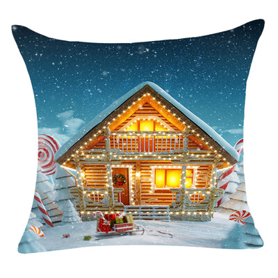 

Siaonvr Christmas Pillow Cover Decor Pillow Case Sofa Waist Throw Cushion Cover