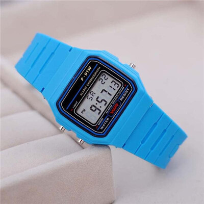 

LED Digital Sport Watch Multifunctional Ultra-thin Luminous Children Watch Wristwatch with Alarm for Teenager Students
