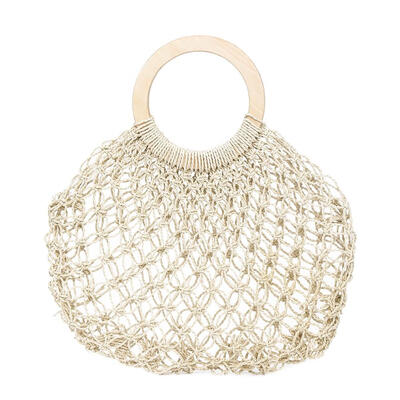 

Straw Hollow Handbags Rattan Women Summer Boho Beach Holiday Weave Totes